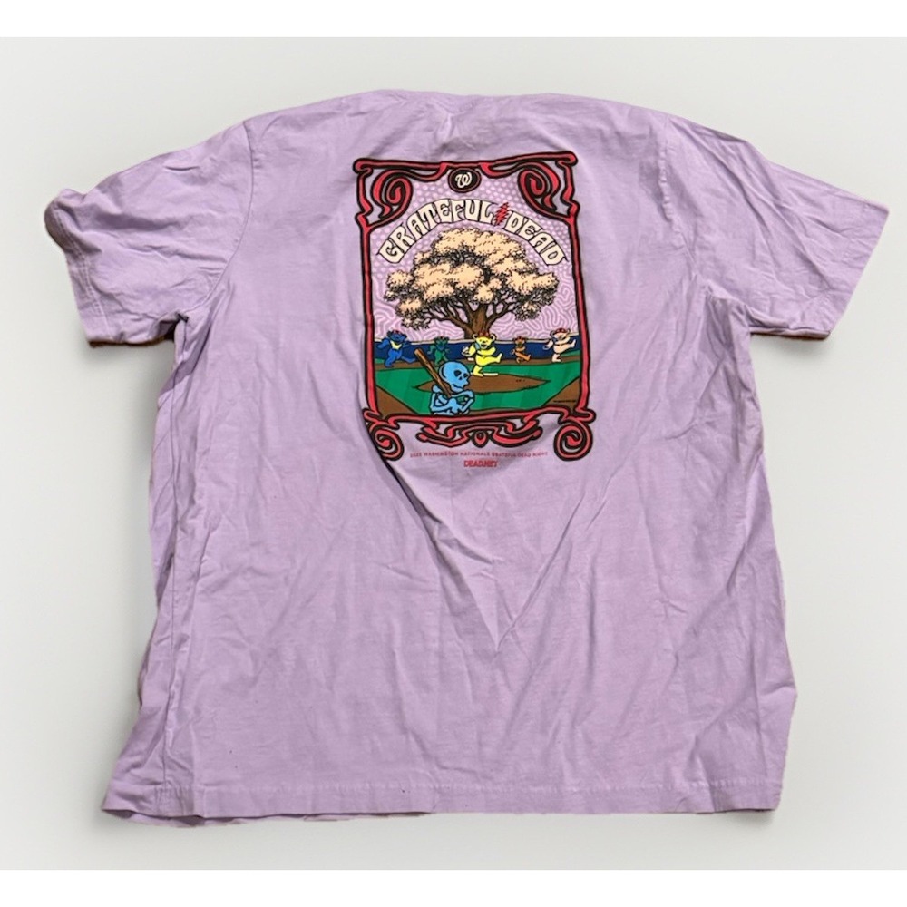 Grateful Dead T-Shirt 2XL Washington Nationals SGA 8/31/22 Limited Rare Size